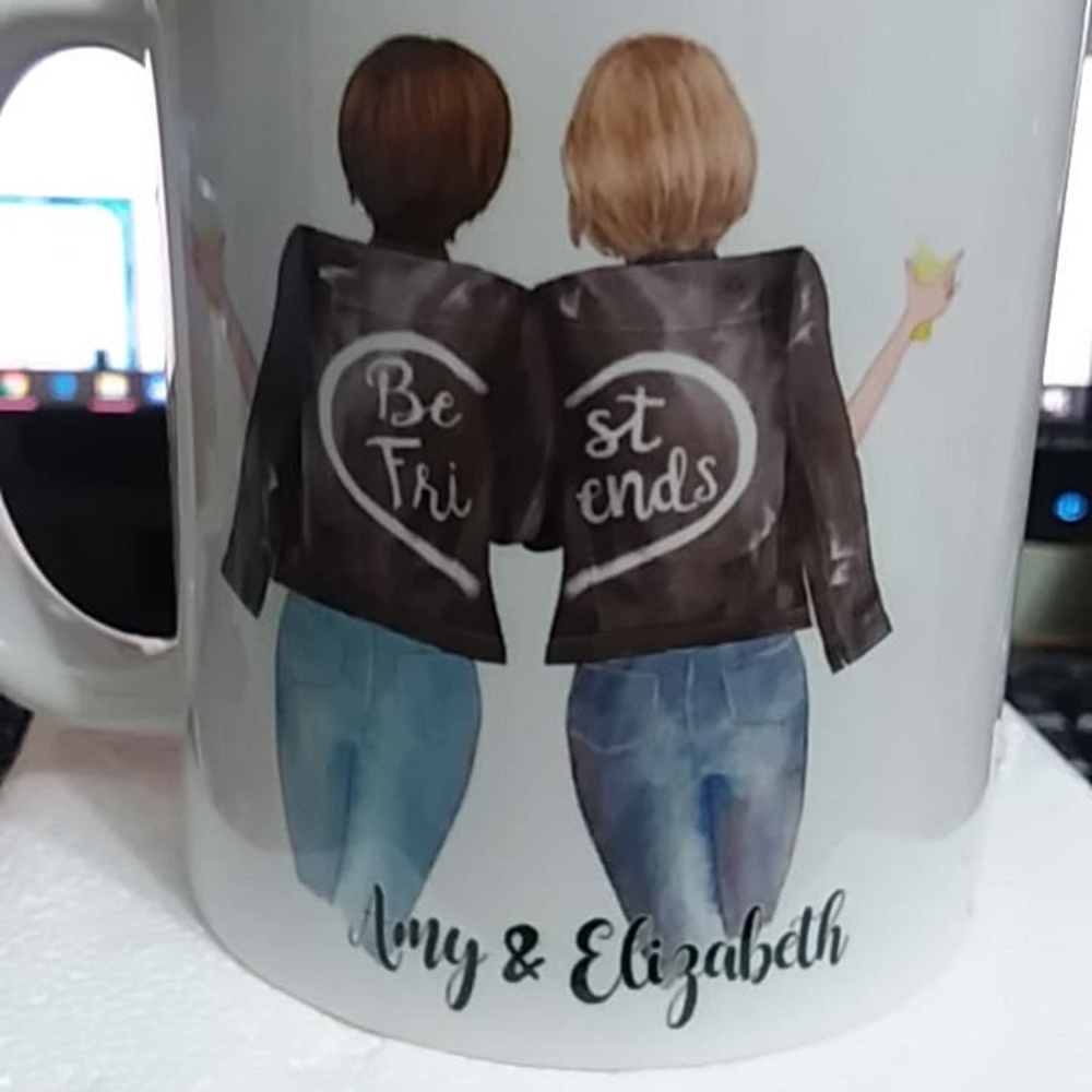 Personalized Best Friends Mug - Picture 2 of 7